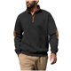 thumbnail image 2 of pstuiky camisas de manga larga para hombre, Sudadera con capucha informal de manga larga con media cremallera y cuello alto para hombre, color liso, con bolsillos Tops de hombre m, 2 of 9