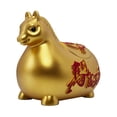 thumbnail image 2 of Estatua de caballo, alcancía, adorno chino del año 2026 del caballo, figura coleccionable Oro, 2 of 9
