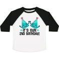 thumbnail image 3 of Inktastic 2nd Birthday Twins Party Boys or Girls Toddler T-Shirt, 3 of 5
