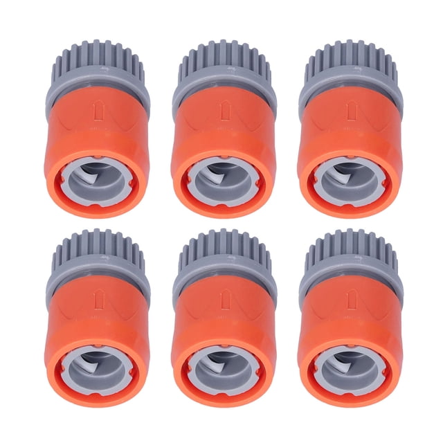 Conector rápido, 6 piezas Conector de manguera Conector rápido de plástico flexible Conector de manguera Durabilidad probada en el tiempo