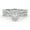 White Gold, variant on Infinity Halo Bridal Ring Set for Women, 0.75 Cttw Oval And Round Cut Lab Grown Diamond Engagement Wedding Rings 10K Solid White Gold F-G, VS-SI Quality Ring Size-4