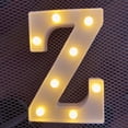 thumbnail image 1 of LED Marquee Letter Lights Sign, Light Up Alphabet Letter for Home Party Wedding Decoration Z, 1 of 5