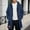 Blue, variant on Men's Lightweight Waterproof Hooded Softshell Rain Jacket Long Windbreaker (Blue XXL)