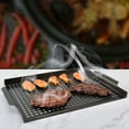 thumbnail image 6 of FOMIYES 1Pc Black Non Stick Grill Tray Steel Material for Outdoor Bbq and Family Gatherings, 6 of 8