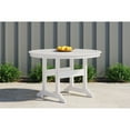 thumbnail image 5 of Signature Design by Ashley Contemporary Crescent Luxe Outdoor Dining Table White, 5 of 5