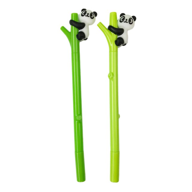 Musbetu 0.5mm Black Ink Ball Point Cartoon Panda Rollerball Pen Student Stationery Gift