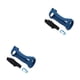 thumbnail image 4 of Inteprter Funda de silicona para altavoz con correa, mosquetón, almacenamiento de altavoz, funda a prueba de polvo, reemplazo para Charge 5, azul tibetano azul tibetano 2piezas Inteprter CBP586439, 4 of 5