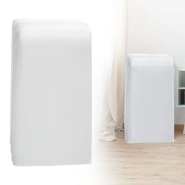Housse pour Climatiseur Portable, Housse Grise pour Unité AC Portable, Sacs de Rangement pour Climatiseur Compact Anti-Poussière 15 x 18 x 30 Pouces Protection pour AC Mobile (Blanc)