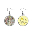 thumbnail image 1 of Clasico patron abstracto rojo azul verde Pendiente Sol Flor Pendiente Joyas Moda Unbranded M, 1 of 3