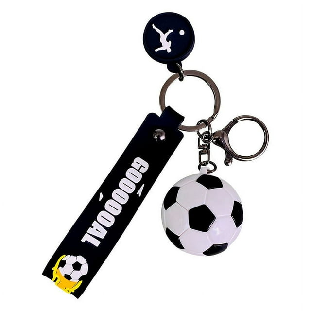 Llavero Creative - Balón de fútbol (PVC y acrílico, 34 g)