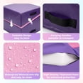 thumbnail image 3 of Gymnastics Mat, Incline Gymnastics Mat, Skill Shape Tumbling Backbend Trainer Exercise Mat, Foldable Design with High-Density Foam & Waterproof Cover, 3 of 8