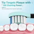 thumbnail image 3 of Paquete de 10 cabezales de cepillo de dientes Keosaa para Philips Sonicare, 3 of 8
