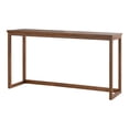 thumbnail image 5 of Furniture of America Forma Solid Wood 4-Piece Sofa Table with Stools in Walnut, 5 of 10