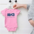 thumbnail image 5 of ABCD Lightning Bolt Lil Rocker Music Romper Boys or Girls Infant Baby Brisco Brands 12M, 5 of 6