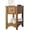 Tawny, variant on KOTEK End Table with Drawer and Open Shelf, Retro Narrow Side Table Nightstand w/Solid Wood Legs, Slim End Table for Small Space, Living Room, Bedroom, Home Office (Tawny)