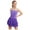 Purple, variant on Miutii Lyrical Dance Dress Bodysuits for Girls Rhinestones Sleeveless Mesh Ice Figure Skating Dancing Skrt Jumpsuit Light Purple 4
