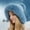 Blue, variant on Hats Women's Pullover Hat with Three Balls Outdoor Thickening Plus Velvet Cold and Warm Pure Color Knitted Hat Grey
