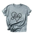 thumbnail image 5 of Dyegold Heart Tshirts Shirts For Women Cute Graphic Tees Funny Summer Casual Loose Round Neck Tees Tops Basic Tunic Tops, 5 of 7
