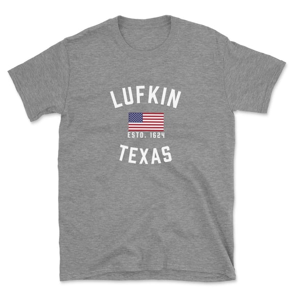 Lufkin Texas Patriot Men's Cotton T-Shirt
