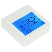 Smart Digital Programmable Thermostat LCD Temperature Controller for Home Heating System with Child Lock Function Built-in Sensor Underfloor Heating Compatible
