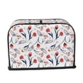 thumbnail image 2 of Lsque Tulips Flowers Print 2 Slice Toaster Cover , Kitchen Appliance Dustproof Protector , Toaster Protector Dustproof Kitchen Appliance Cover, 2 of 7