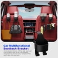 thumbnail image 4 of (Combinación A+A) Soporte multifuncional para vasos para asiento coche Caja almacenamiento con gancho para coche Soporte para para asiento trasero Soporte para - (2 PCS), 4 of 9