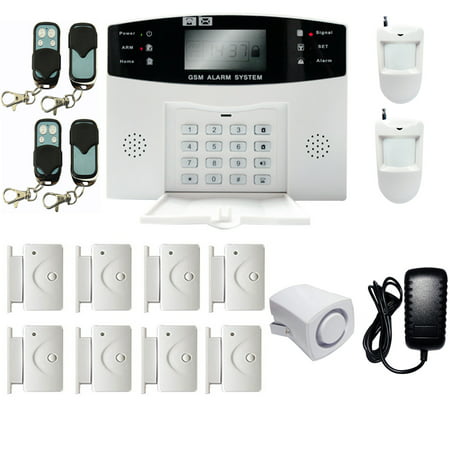 iMeshbean Wireless & Wired GSM Home Security Alarm Burglar Alarm System 108 Zones Auto Dialing DIY KIT