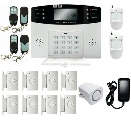 iMeshbean Wireless & Wired GSM Home Security Alarm Burglar Alarm System 108 Zones Auto Dialing DIY KIT (Best Diy Alarm System 2019)