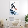 thumbnail image 4 of Stupell Industries Traditional Winter Snowboard Jumps Canvas Art, 30 x 45, by Max Blakesberg Studios, 4 of 8