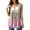 Pink, variant on Xyxonk Tank Top for Women Plus Size V Neck Sleeveless Tops Trendy Flowy Pleated Floral Printed Trendy Summer Clothes Black L