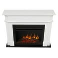 thumbnail image 4 of Real Flame Harlan 55" Modern Wood Grand Electric Fireplace in White, 4 of 8