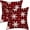 Snowflake, variant on Spring Flower Pillow Covers 16x16 Chinoiserie Navy Blue Floral Farmhouse Decor Throw Pillows Case for Couch Seasonal Pillowcase Outdoor Decorative Cushion Case for Sofa Bed Decorations Set of 2