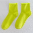 thumbnail image 5 of DTSTARZG 1 pair of fashion solid color short socks cotton fun socks ladies candy color Harajuku socks ladies girls gift socks, 5 of 5