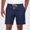 #Navy, variant on DPTALR Men's Casual Quick Dry Shorts Elastic Waist Drawstring Summer Shorts with Leather Label,Army Green,Big Men's,Tall Men's L,Young Men's Short