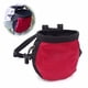 thumbnail image 1 of Greeniant Saco de polvo de magnesia con cordón para escalada, resistente al desgaste y repelente al agua para actividades al aire libre Ropa Deportiva, Zapatos negro rojo, 1 of 6