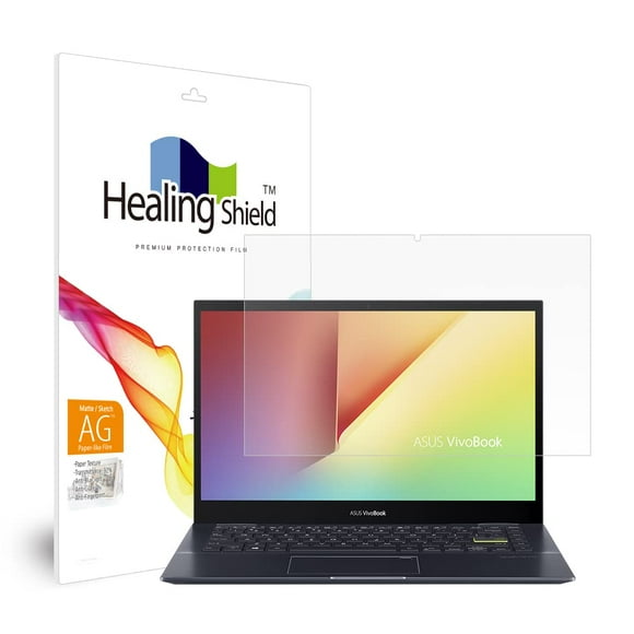 Muellery Healingshield Screen Protector Paper-like Eye Protection Anti Blue Ray Anti Glare Paper Texture Film Compatible with ASUS VivoBook Flip 14 TM420IA-EC030T PHPA1535_laptop