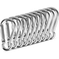 thumbnail image 1 of 10Pcs Carabiner 8X80Mm - Quick Buckle - Max Load: 230Kg, 1 of 5