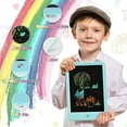 thumbnail image 2 of LCD Writing Tablet, 10 Inch Colorful Toddler Doodle Board Drawing Tablet, Erasable Reusable Electronic Drawing Pads, Educational and Learning Toy for 3-6 Years Old Boy and Girls (Blue), 2 of 5