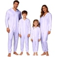 thumbnail image 3 of Matching Family Pajamas Long Sleeve Zip up Holiday Nightwear New Christmas Family Matching Pajamas, 3 of 6