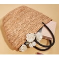 thumbnail image 2 of Kukuzhu Women Tote Bag Straw Woven Handbag Trendy Summer Ladies Girls Beach Travel Bucket Bag, 2 of 5