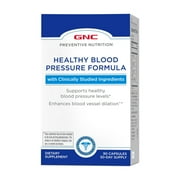 GNC Preventive Nutrition Healthy Blood Pressure Formula, Clinically Studied, 90 Capsules
