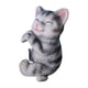 thumbnail image 4 of Estatua colgante de animal, maceta y jarrón, animales abrazables, maceteros colgantes, hada gatito gris, 4 of 9