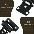 thumbnail image 4 of Monyance hinges for kitchen cabinets 4pcs Cabinet Self Closing Hinges Decorative Kitchen Cabinet Hinges Cupboard Hinges(2.36X1.06X0.87Inches), 4 of 10