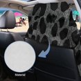 thumbnail image 5 of FOR U DESIGNS Grey Leopard Print Car Seat Towel Cover with Storage Bag, Universal Front Seat Protector, Absorbent Microfiber Towel for Gym, Running, Swimming, 2 Pack, 5 of 7