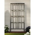 thumbnail image 2 of Urbana 39" L x 77" H Modern Vinyl Trellis, Slate Gray, 2 of 7