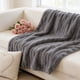 thumbnail image 4 of CaiYueKe Soft Thick Fleece Blanket for Adults, Plush Double Layer Raschel Throw, Cozy Warm Bed Sofa Blanket, Extra Large Lightweight Flannel Blanket for Winter, Home Decor Gift, 4 of 6