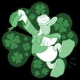 thumbnail image 2 of Boy's Mickey & Friends Donald Duck Clover Luck Dance Graphic Tee Black Large, 2 of 5