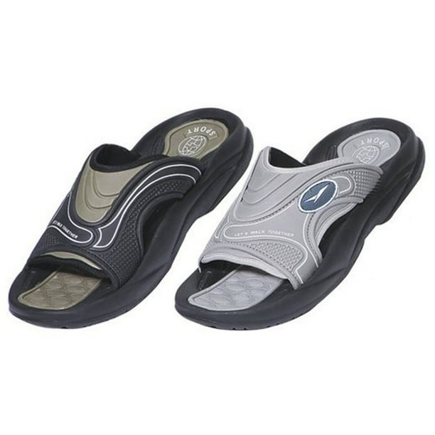 Shoe Shack - Men's Premium Rubber Slide Sandal Slipper Comfortable ...
