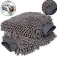 thumbnail image 1 of Guante de microfibra para lavado de autos, antirayaduras y sin pelusa, absorbente con puño elástico cómodo, diseño de doble cara para limpieza de autos, camiones, barcos y hogar (paquete de 2), 1 of 8