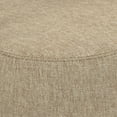 thumbnail image 6 of Simpli Home Ramsay 16 inch Wide Contemporary Irregular Footstool in Taupe Linen Look Fabric, Fully Assembled, 6 of 14